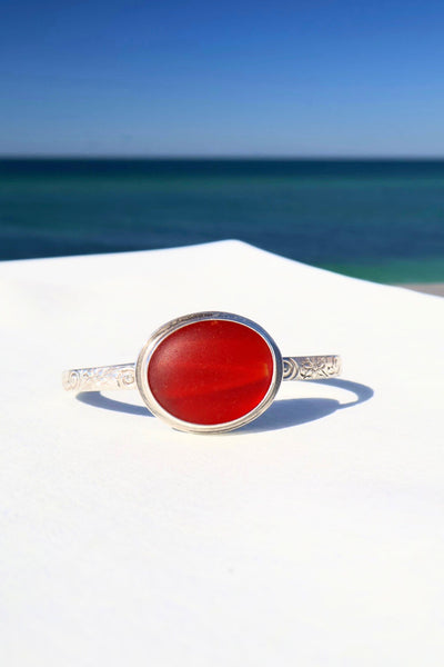 amberina-sea-glass-cuff-bracelet