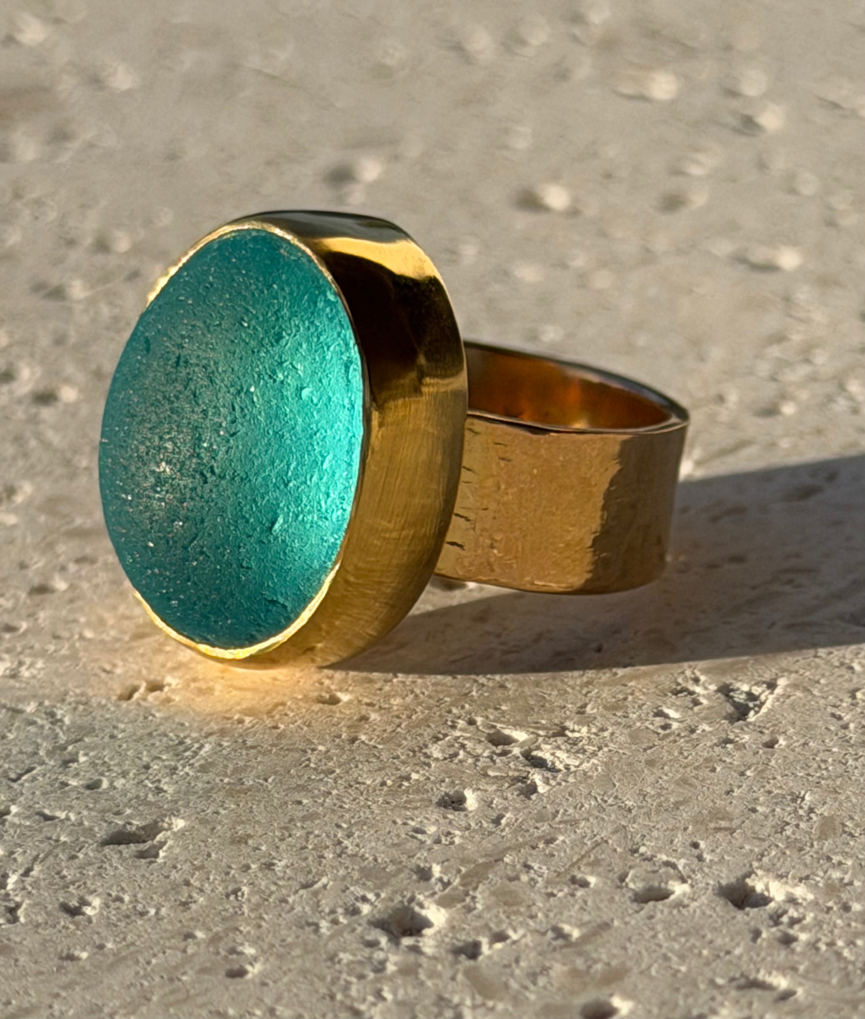 Sea Glass Signature Ring