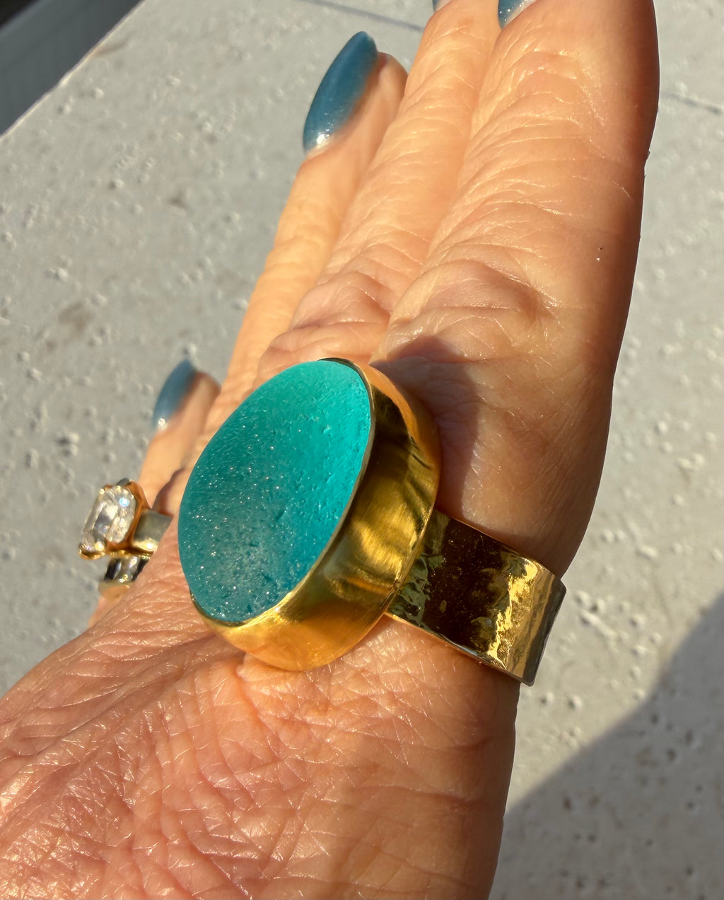 Sea Glass Signature Ring