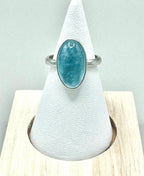Aquamarine Gemstone Ring (Size 6.5)