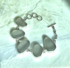 Gray Sea Glass Bracelet