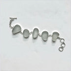 Gray Sea Glass Bracelet