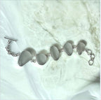 Gray Sea Glass Bracelet