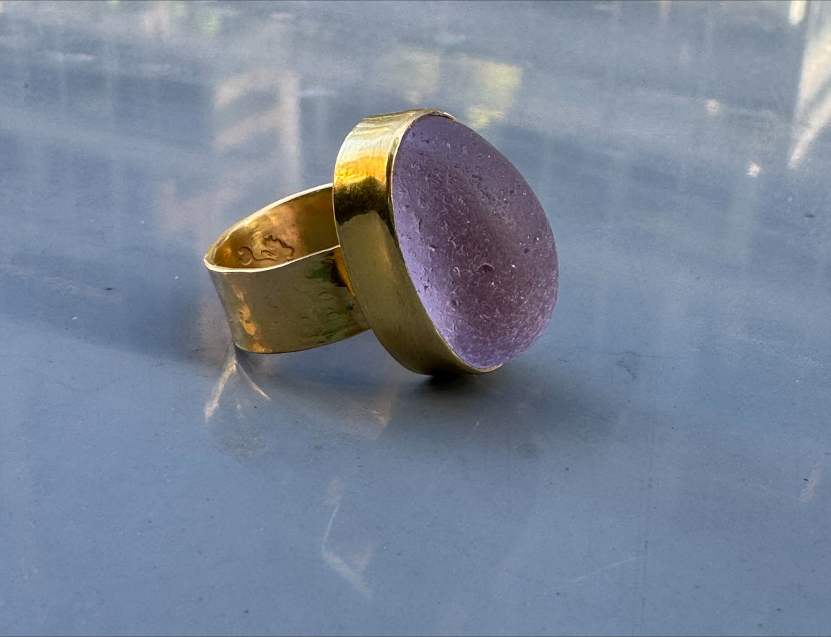 Sea Gold Rings Elegant Ocean Inspired Jewelry Made From Sea Glass – Sea Glass Gold