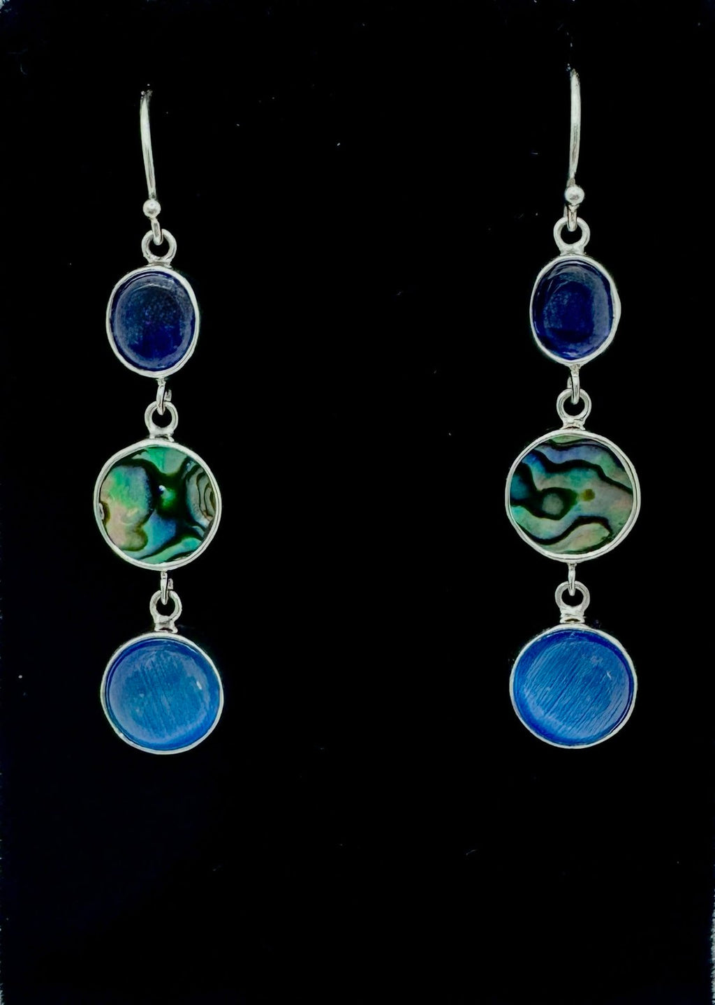 Purple Tourmaline, Blue Monalisa & Abalone