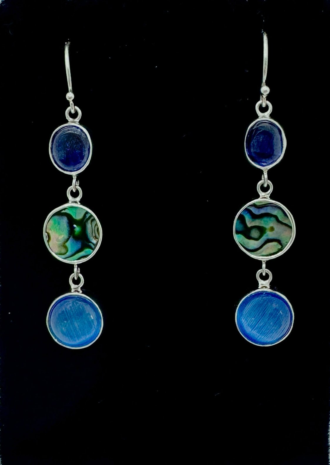 Purple Tourmaline, Blue Monalisa & Abalone