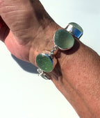 Seafoam Sea glass bracelet